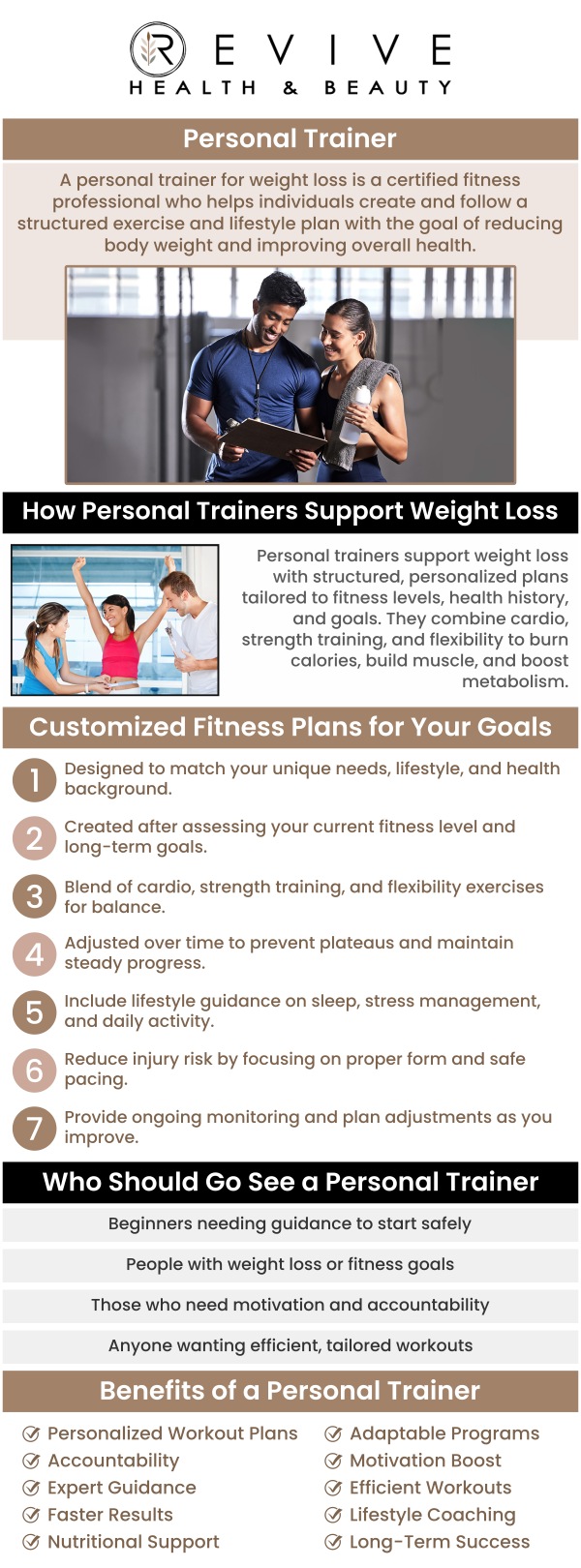 Common questions asked by clients: What is personal training? Who can benefit from personal training? Do I need to be in shape before starting personal training? How do I stay motivated between sessions? For more information, contact us or schedule an appointment online. We are conveniently located at 123 ABC Ave Suite A, Los Altos, CA 123456.